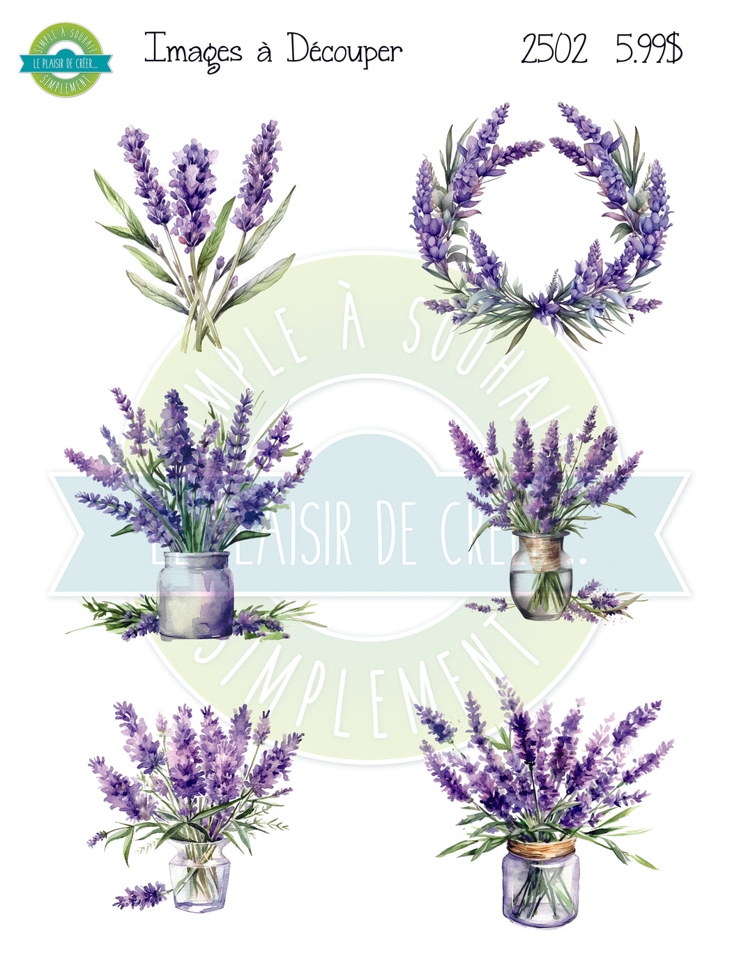 2502 Images à Découper Lilas