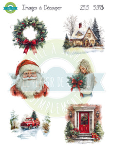 2515 Images à Découper Noël 2025